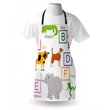 Zoo Animals Kids Apron