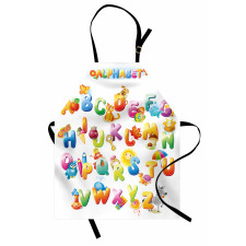 Cartoon Alphabet Apron