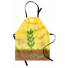 Cartoon Oxygen Sun Apron