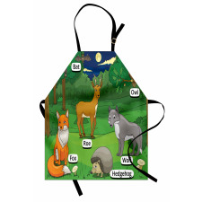 Cartoon Animals Apron