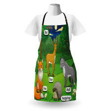 Cartoon Animals Apron