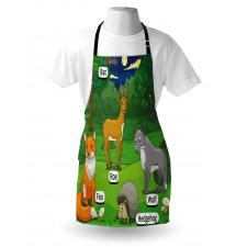 Cartoon Animals Apron