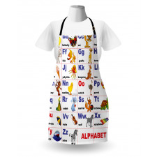 Animal Letters Apron