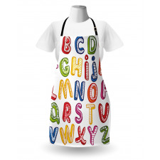 3D Letters ABC Apron