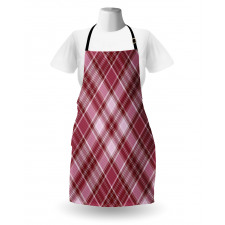 Diagonal Line Rhombus Apron