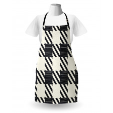 Sketchy Diagonal Stripes Apron