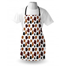 Abstract Cow Hide Apron