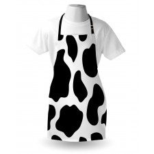 White Cow Hide Barn Apron