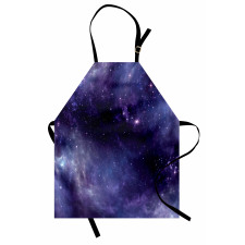 Sky Space Stars Gloomy Apron