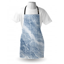 Blue Geography Stone Apron