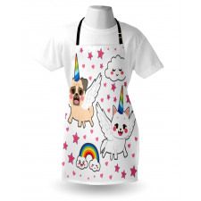 Comic Pop Art Style Apron