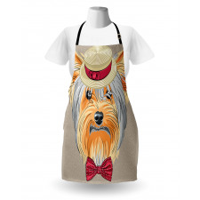 Hipster Gentleman Dog Apron