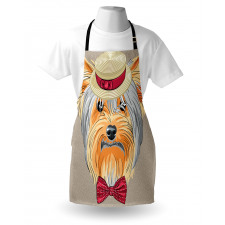 Hipster Gentleman Dog Apron