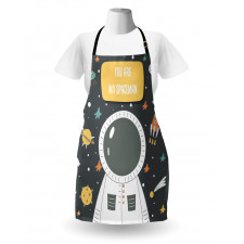 Cosmic Doodle Rocket Apron