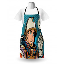 Space Man Gesturing Apron