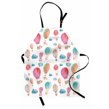 Air Balloons Clouds Apron