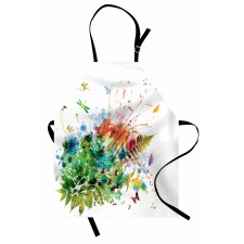 Floral Jungle Summer Apron