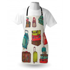 Colorful Suitcases Apron