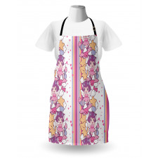 Angel Illustration Cat Apron