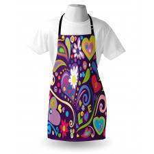 Sixties Inspired Love Apron