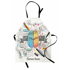 2 Sides of Brain Apron