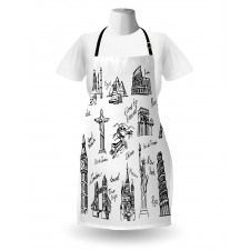 Landmarks of the World Apron