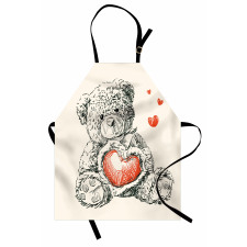 Detailed Teddy Bear Apron