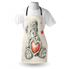 Detailed Teddy Bear Apron