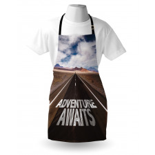 Road Trip Words Art Apron