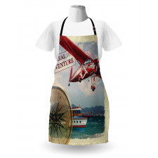 Coastline Red Plane Apron