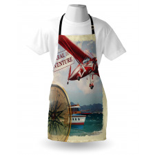 Coastline Red Plane Apron