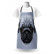 Young Puppy Giant Eyes Apron