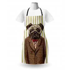 Smart Dressed Dog Suit Apron