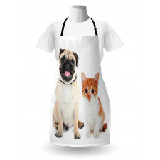 Kitten and Puppy Photo Apron