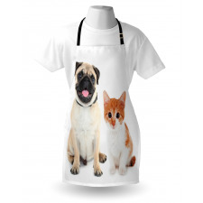 Kitten and Puppy Photo Apron