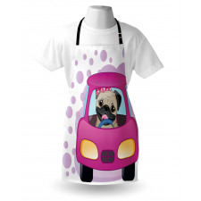 Dog Driving on Car Apron