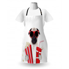 Dog Going to the Movies Apron