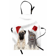 Christmas Themed Dog Photo Apron