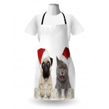 Christmas Themed Dog Photo Apron