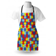 Colorful Puzzle Pieces Apron