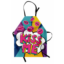 Word Bubble Pop Art Style Apron