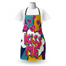 Word Bubble Pop Art Style Apron