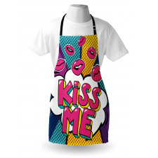 Word Bubble Pop Art Style Apron