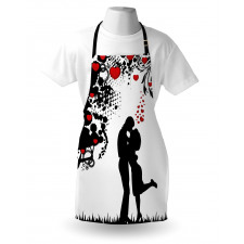 Lovers near Abstract Tree Apron