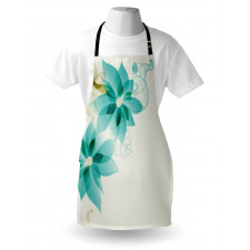 Vintage Floral Elements Apron