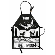 Lobster Wolves Moon Tarot Apron