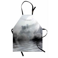 Misty Air and Ocean Art Apron