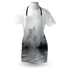 Misty Air and Ocean Art Apron