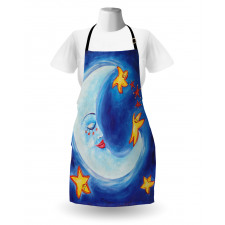 Cartoon Vibrant Star Dance Apron