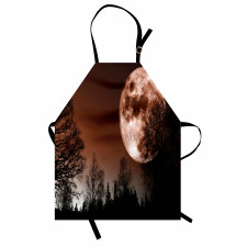 Abstract Colored Forest Apron